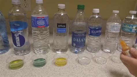 ph water bottle test|water ph test youtube.